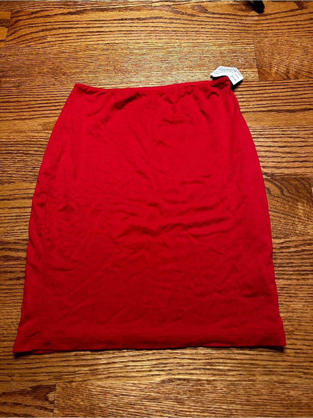 Lulus Red Women's Pencil Skirt stretch tight